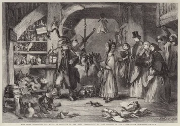 Miss Flite stellt die Wards in Jarndyce dem 